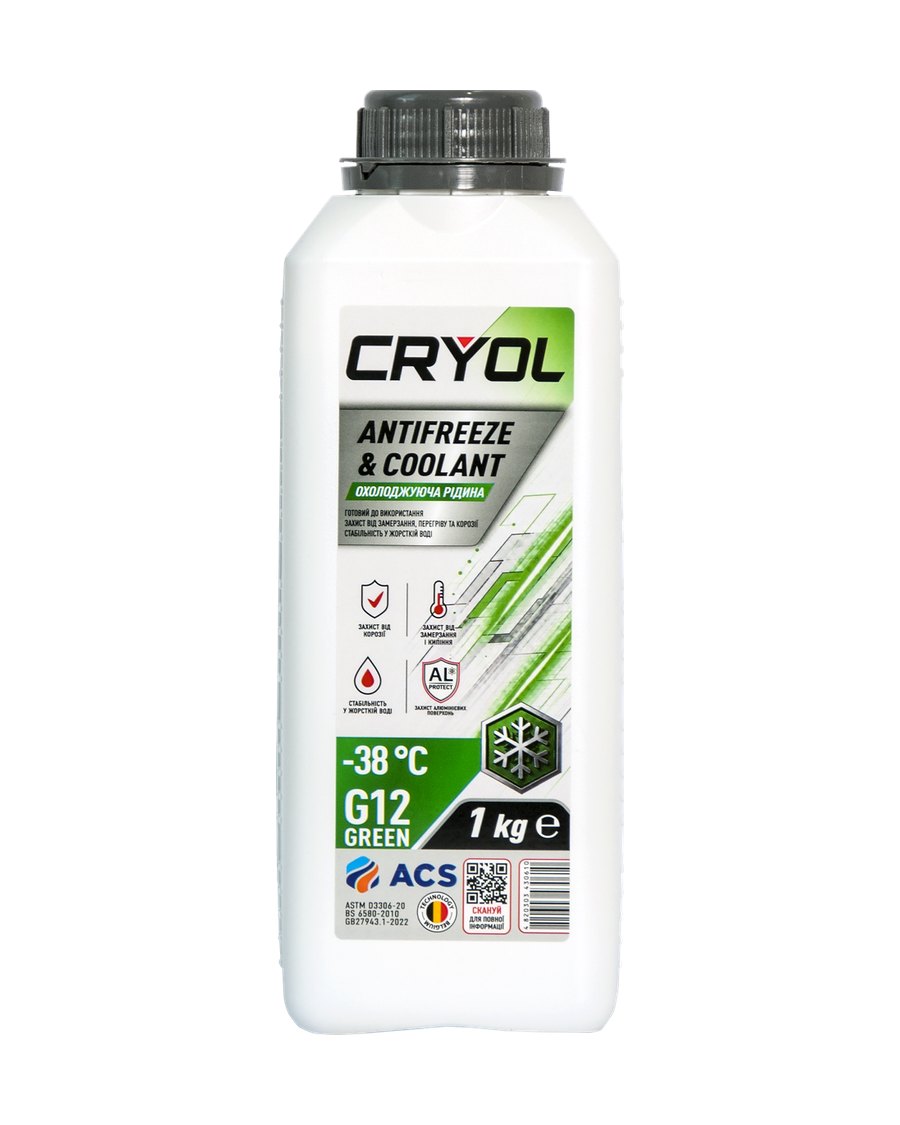 CRYOL Antifreeze & Coolant · Зелений